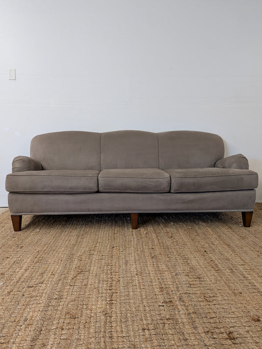 Brown Upholstered Sofa