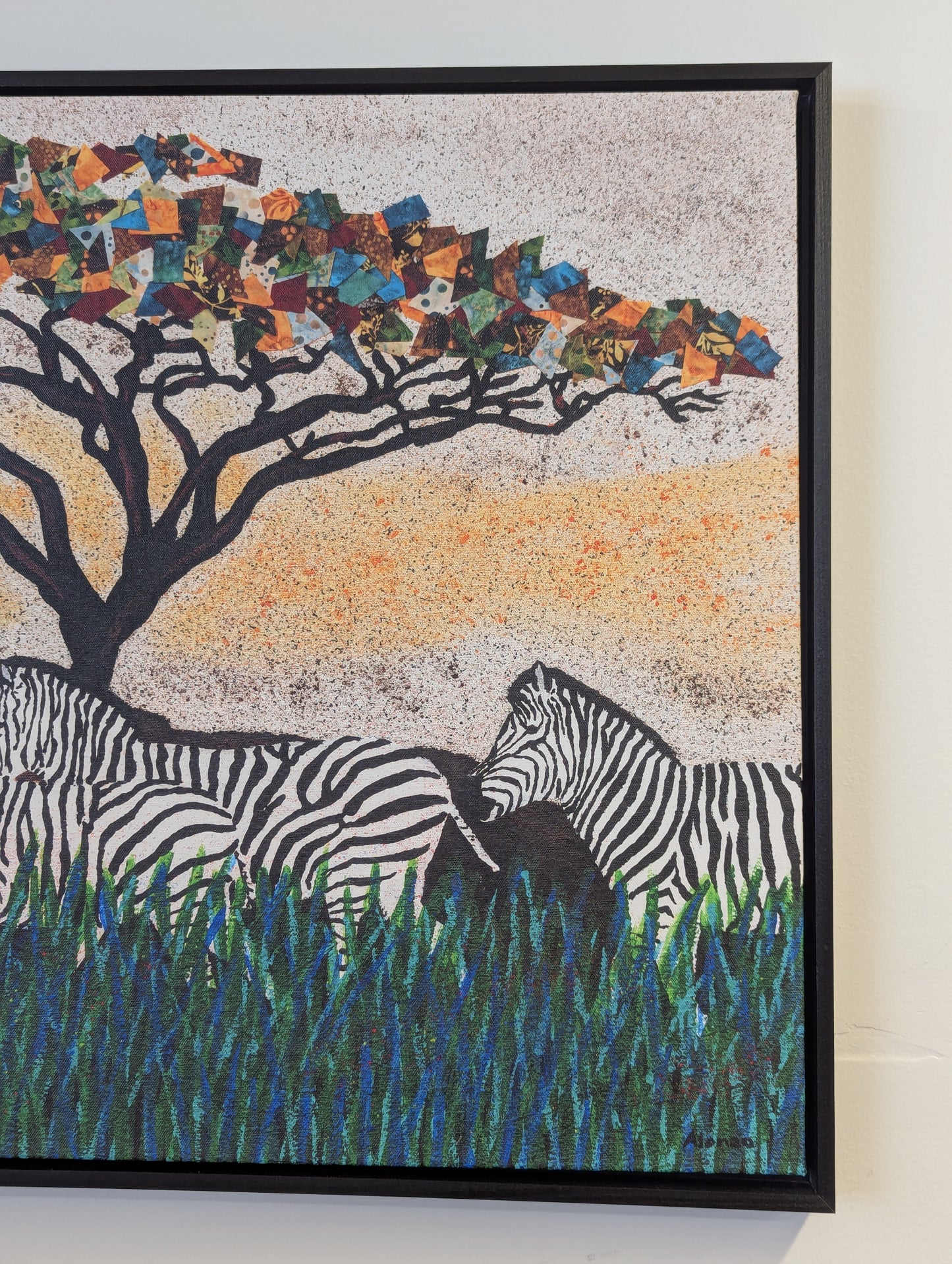 Zebra Run by Alonzo Saunders