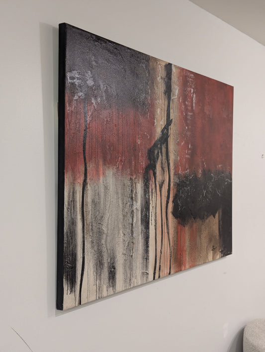 Signed Abstract Painting