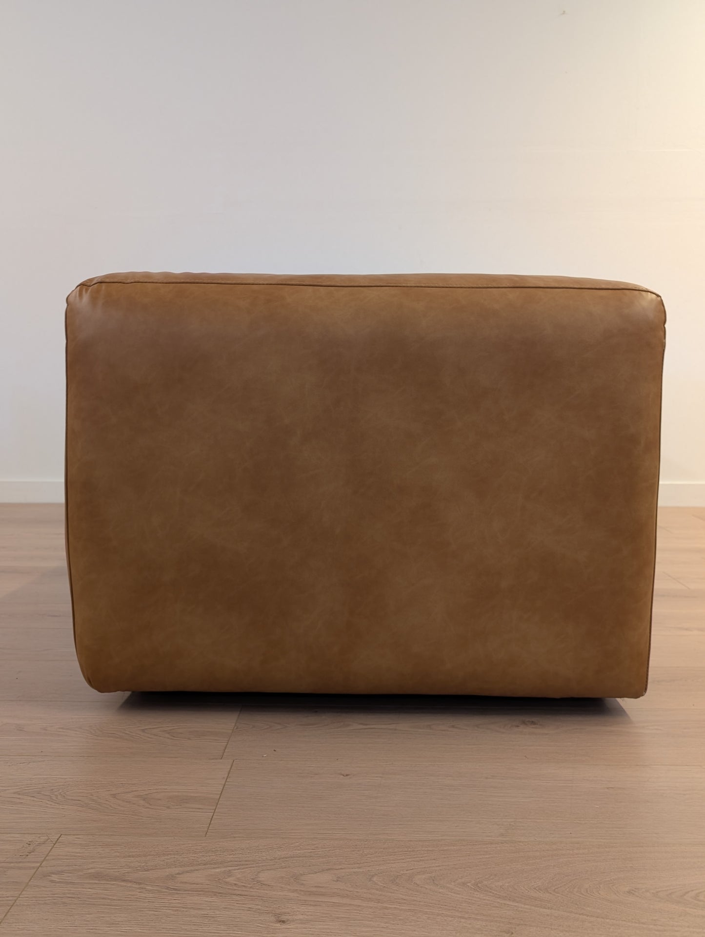 Cigar Leather Style Sofa