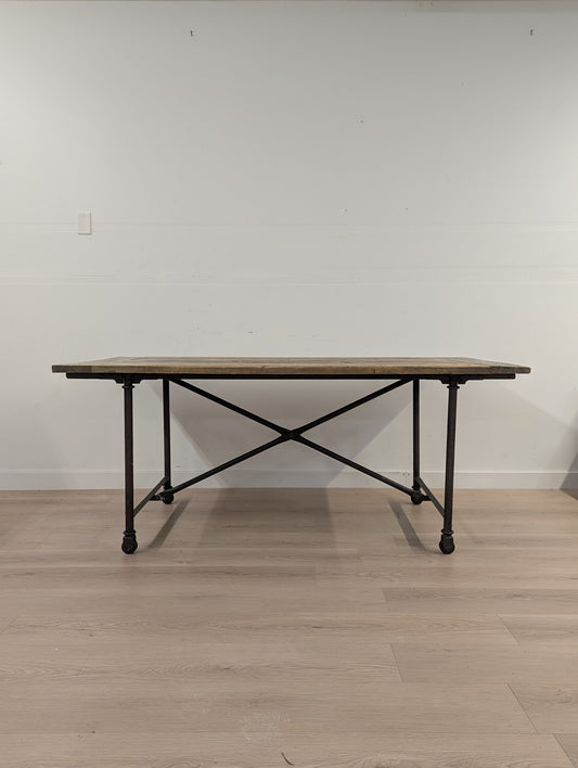 RH Flatiron Reclaimed Wood Dining Table