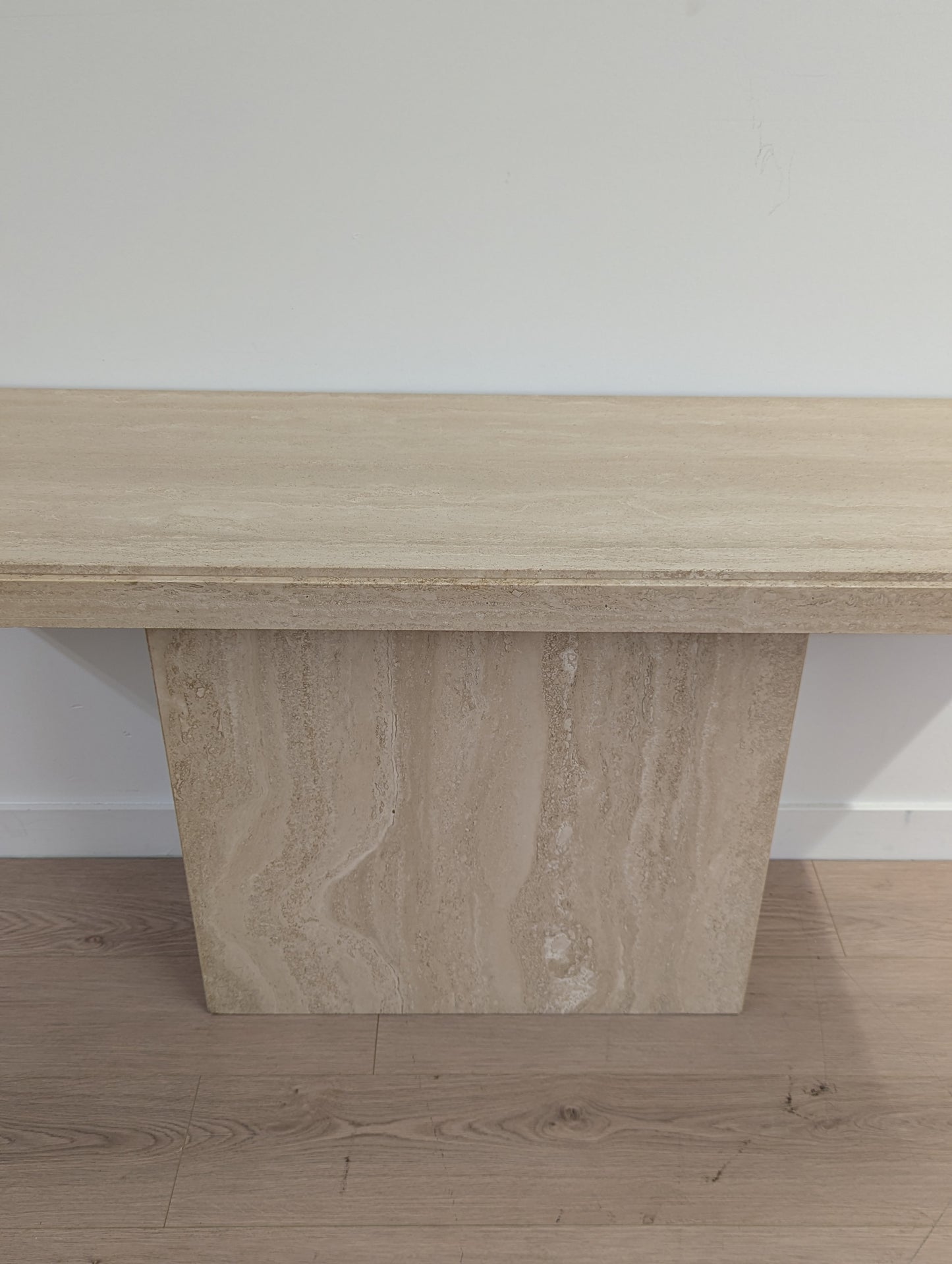 The Art Shoppe Travertine Console