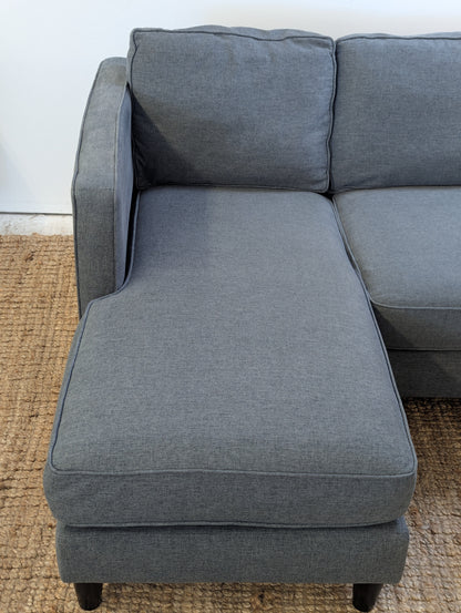 Urban Barn Lure Sectional Sofa Reversible Chaise