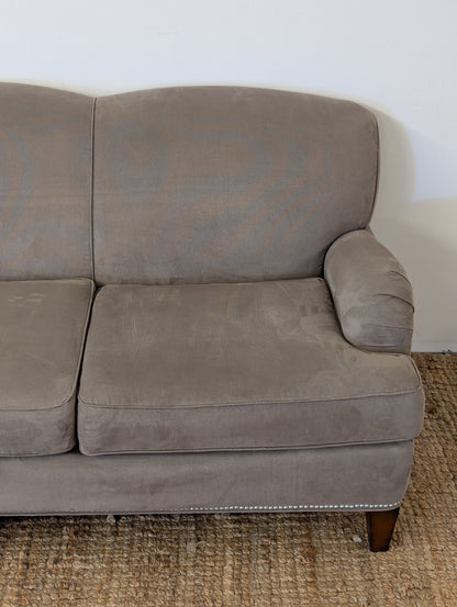 Brown Upholstered Sofa