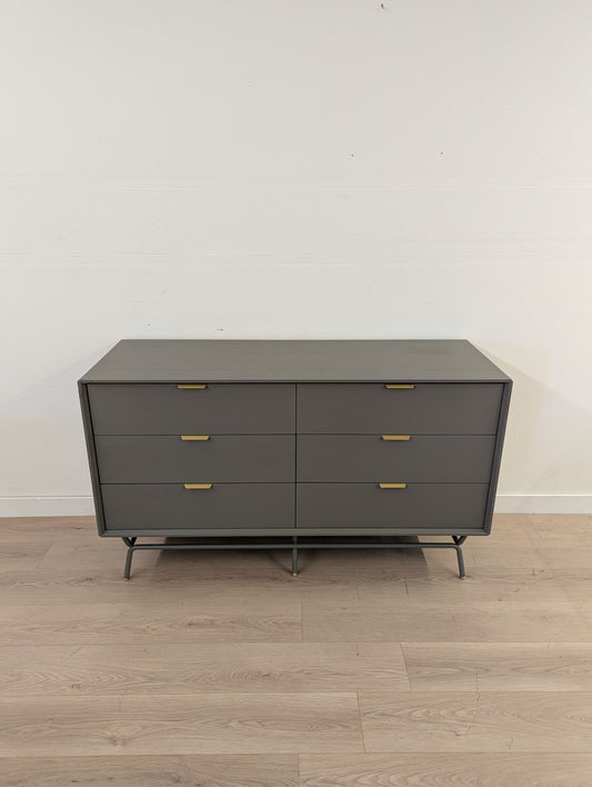 Blu Dot Dang 6 Drawer Dresser - Risk Adverse Grey
