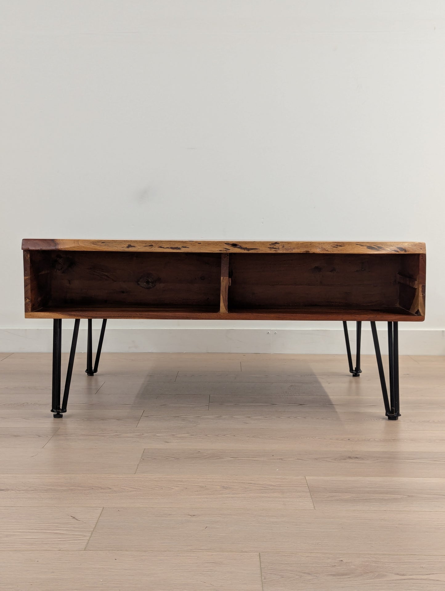 Live Edge Lift-Up Coffee Table