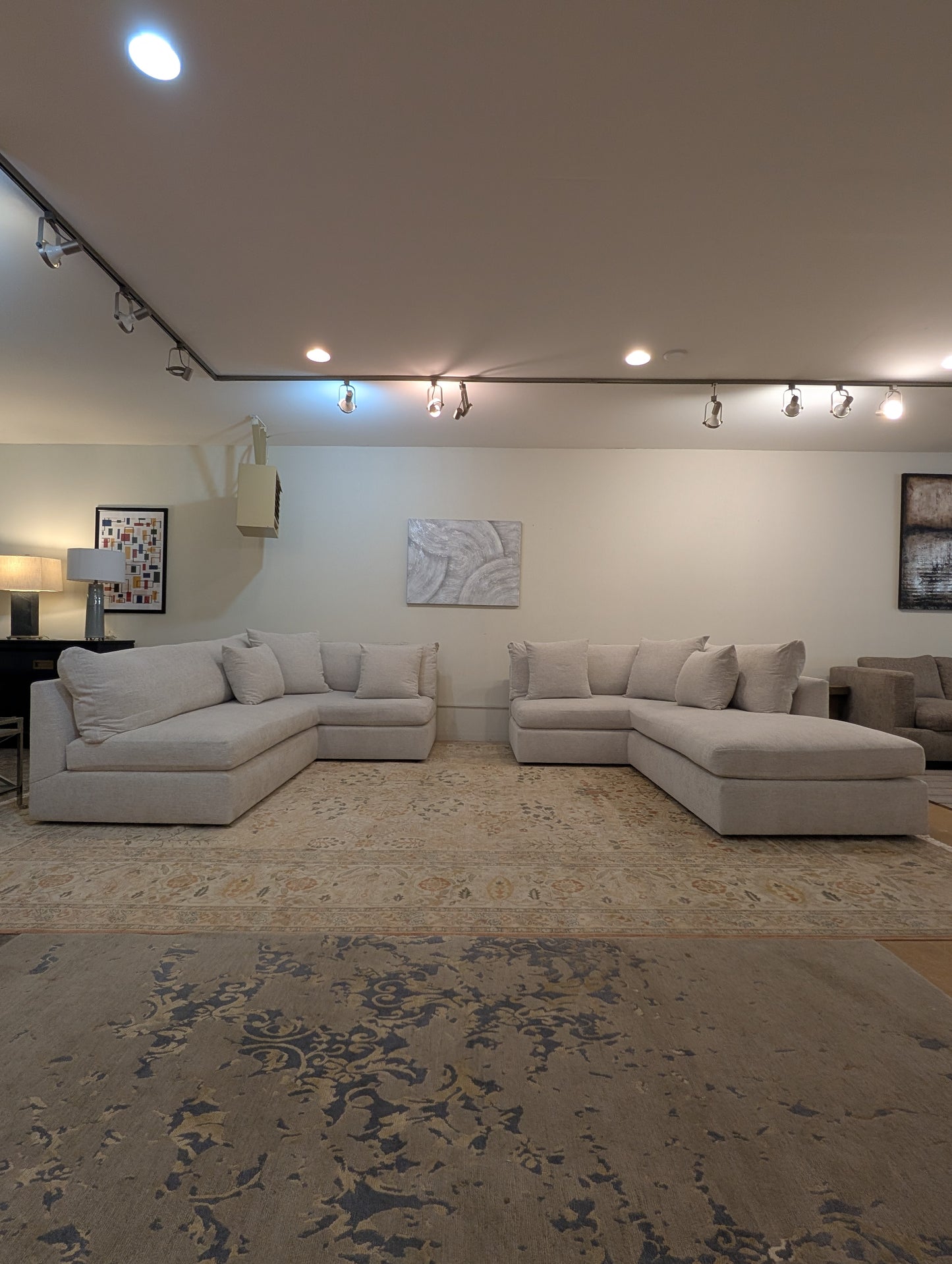 Rene Cazares Messina Corner Sectional (With Paneling)