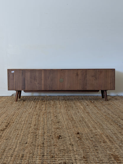 Article Seno 63" Low Media Unit - Walnut