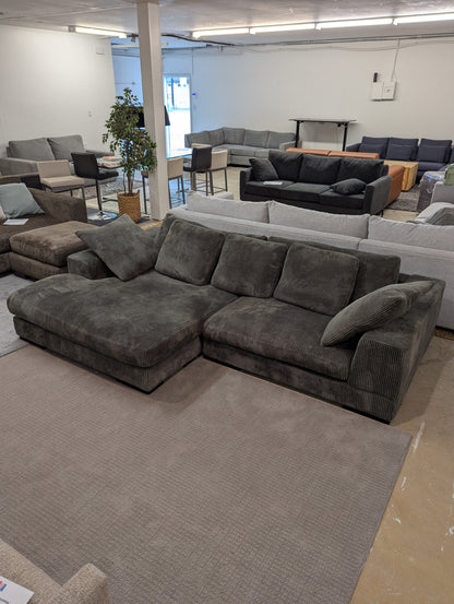 SOLD Moe's Plunge Corduroy Sectional