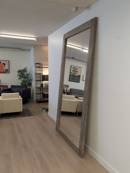 RH Reclaimed Russian Oak Mirror (55"x96" Grey)