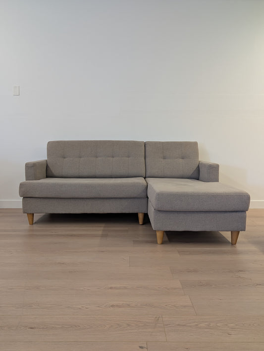 The Bay MCM Appt Sized Sectional