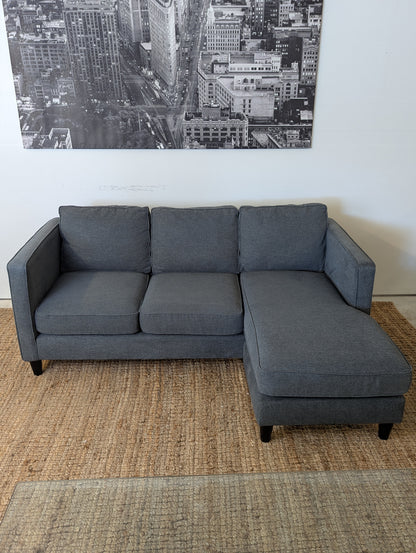 Urban Barn Lure Sectional Sofa Reversible Chaise