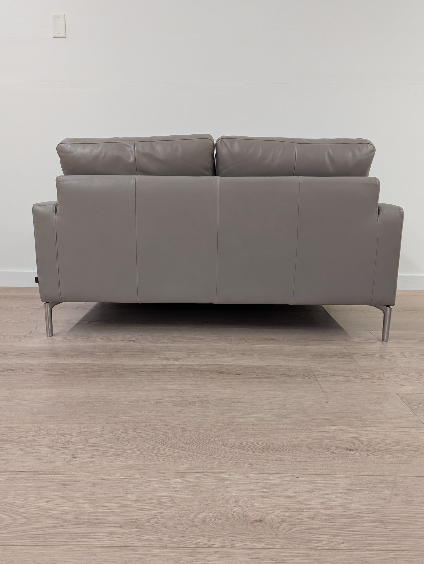 EQ3 Eve Leather Loveseat