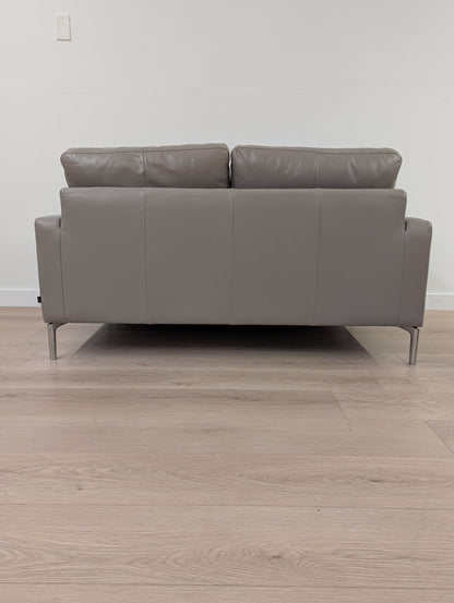 EQ3 Eve Leather Loveseat
