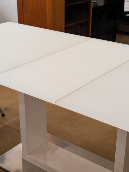 Scan Designs Extendable Glass Dining Table