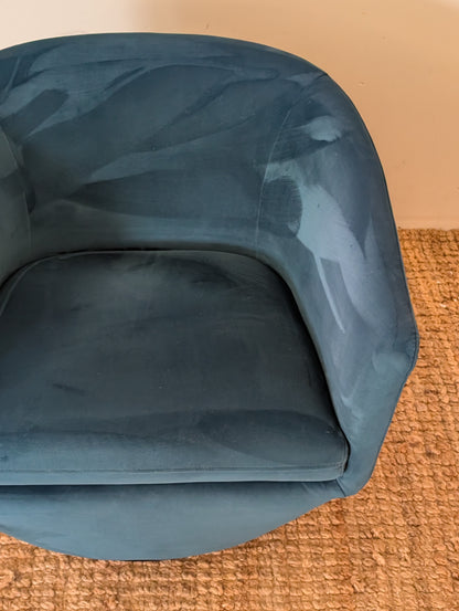 Scan Designs Geneva Fabric Swivel Chair