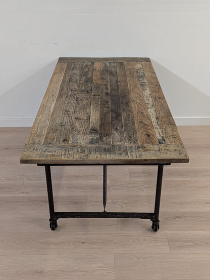RH Flatiron Reclaimed Wood Dining Table