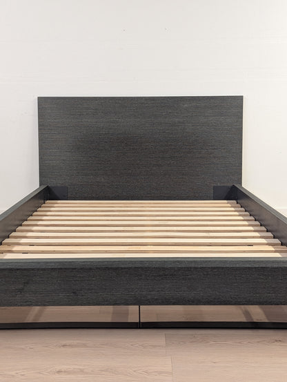 Ghost Queen Bedframe Veneer + Metal Legs and Slats