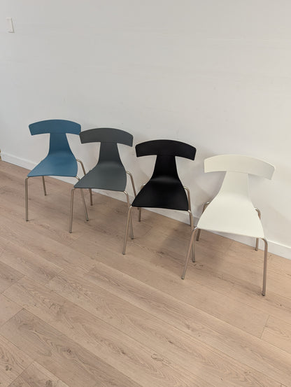 Plank Italy Remo Plastic Dining Chairs by Konstantin Grcic (Set of 4)
