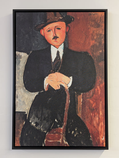 Seated Man With a Cane by Amedeo Modigliani