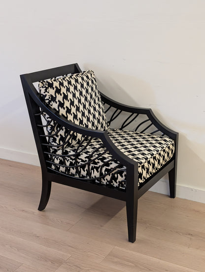 Sam Moore Houndstooth Armchair