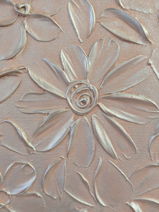 Original Abstract Flowers by Nata S