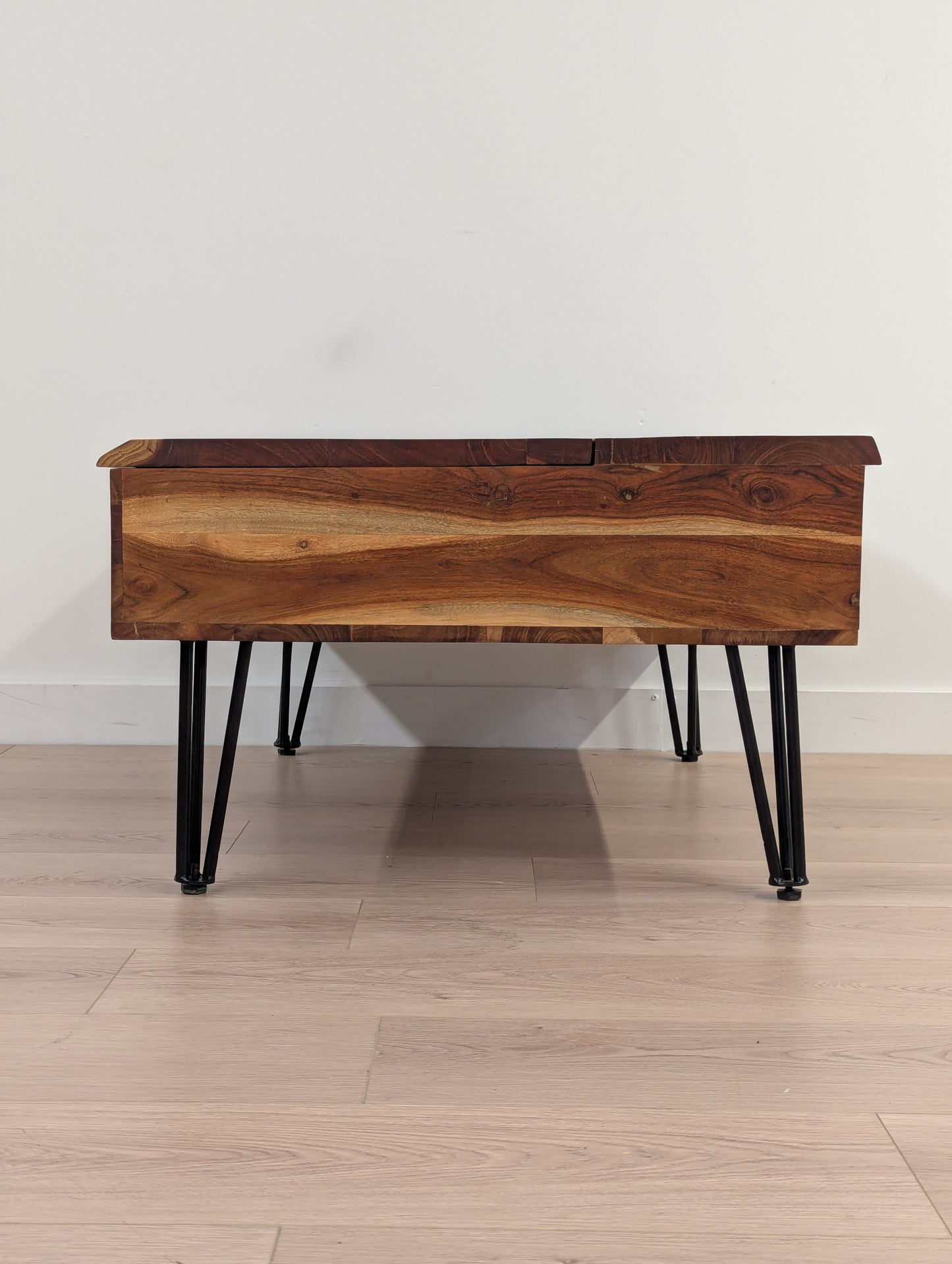 Live Edge Lift-Up Coffee Table