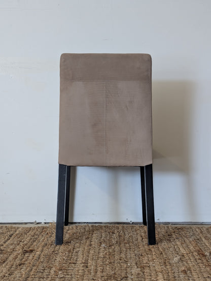 Crate and Barrel Pullman Suede Chair