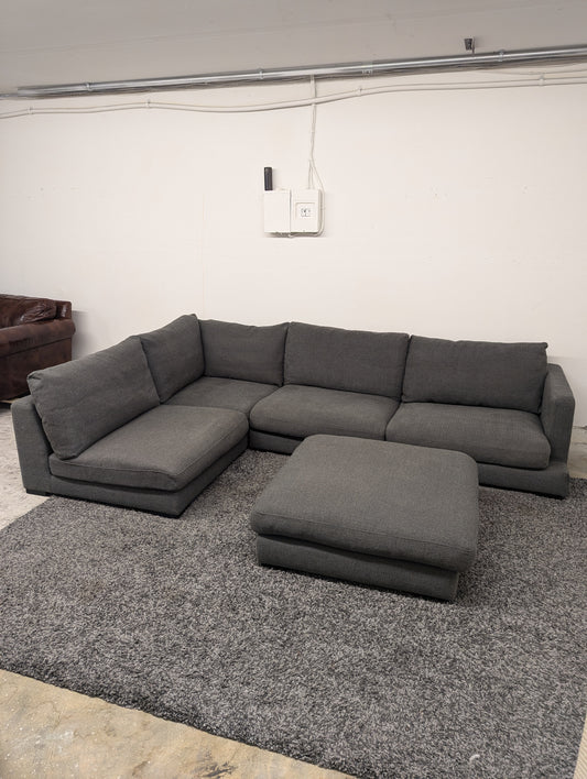 4 Piece Modular Sectional - Down Filled