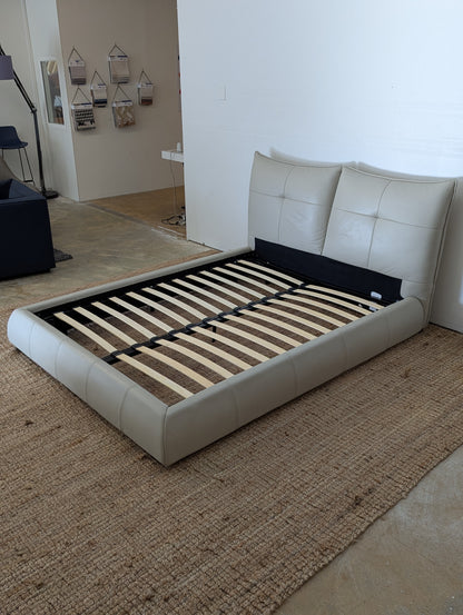 Modrest Patrick Leather Bedframe