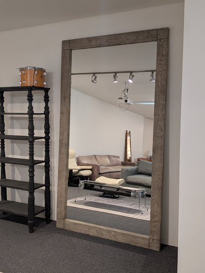 RH Russian Reclaimed Oak Mirror 55X96 Grey