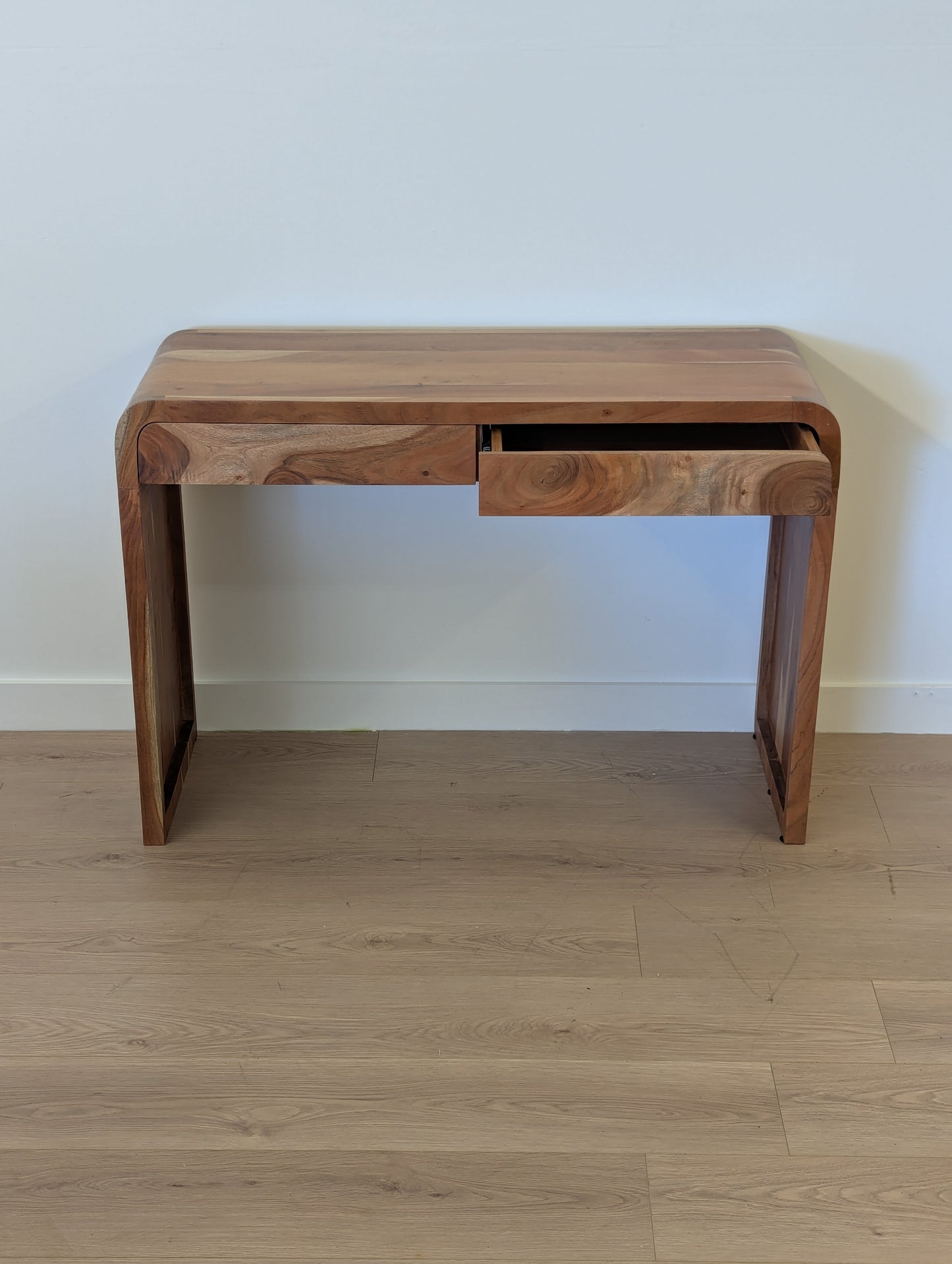 Mango Wood Console Table with 2 Drawers