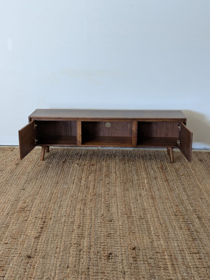 Article Seno 63" Low Media Unit - Walnut