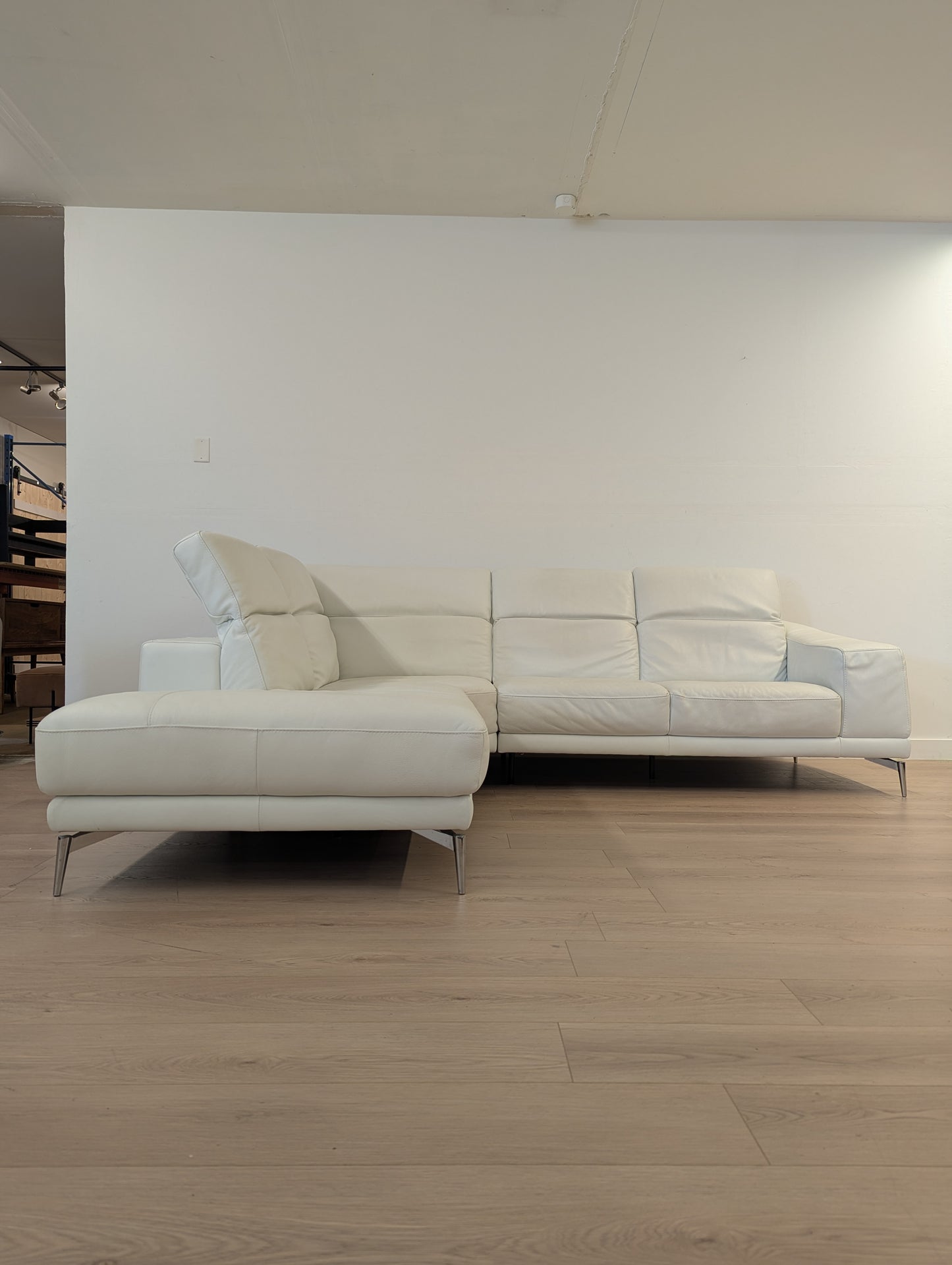 Natuzzi Italia Brooklyn Leather Sectional Sofa