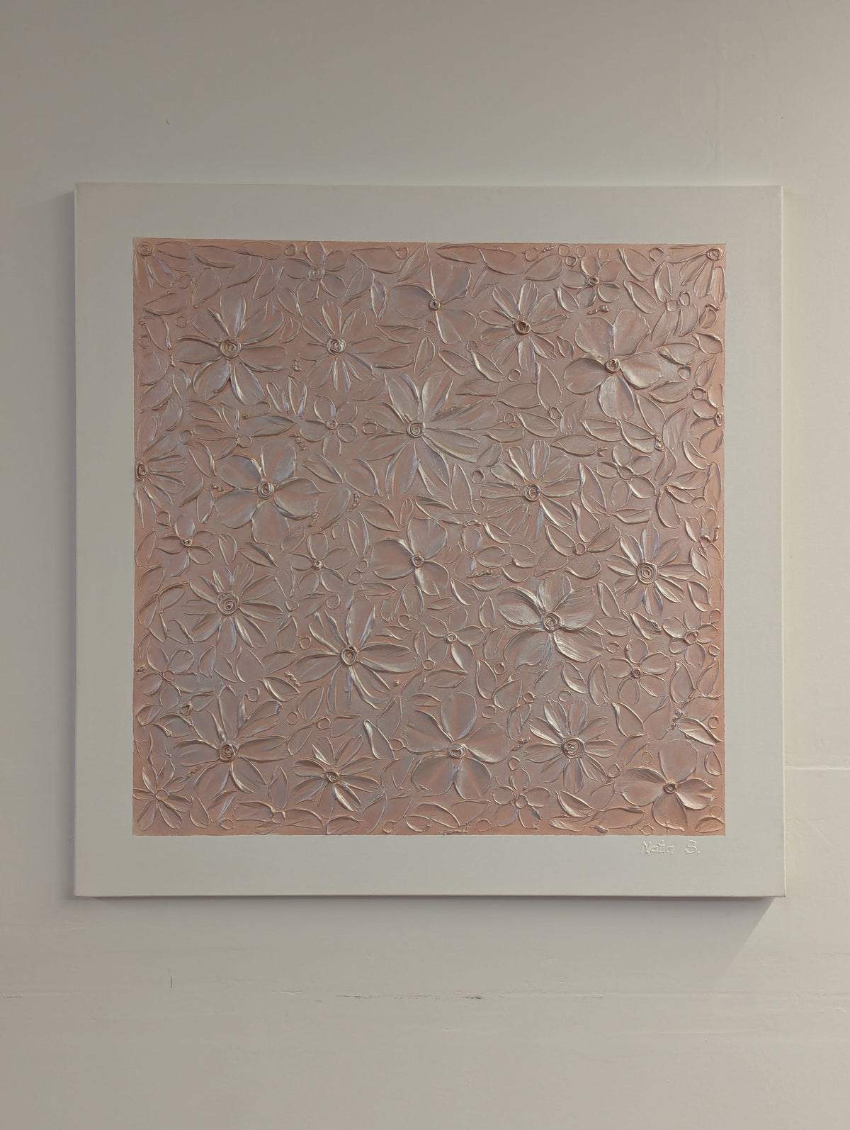 Original Abstract Flowers by Nata S