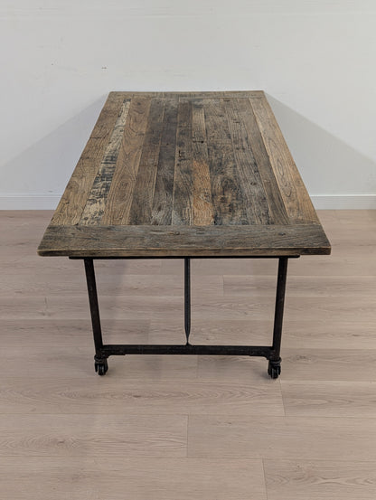 RH Flatiron Reclaimed Wood Dining Table