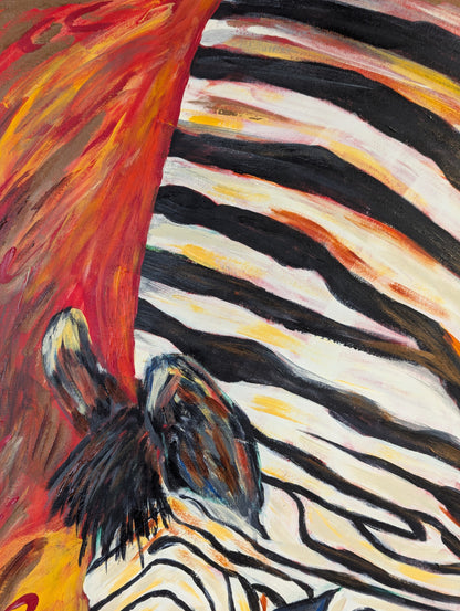 Zebra II by Joan Turner