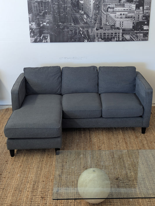 Urban Barn Lure Sectional Sofa Reversible Chaise