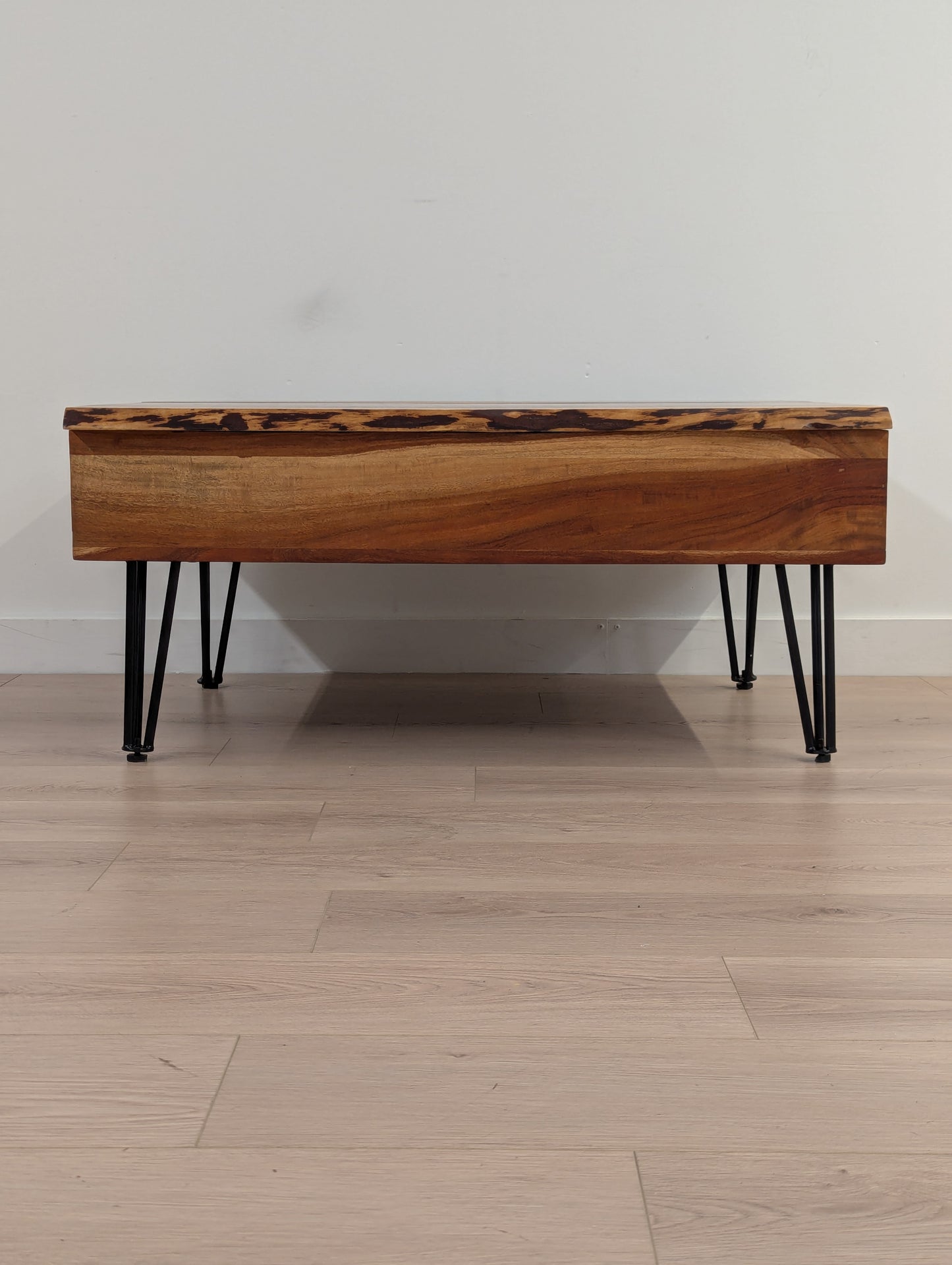 Live Edge Lift-Up Coffee Table