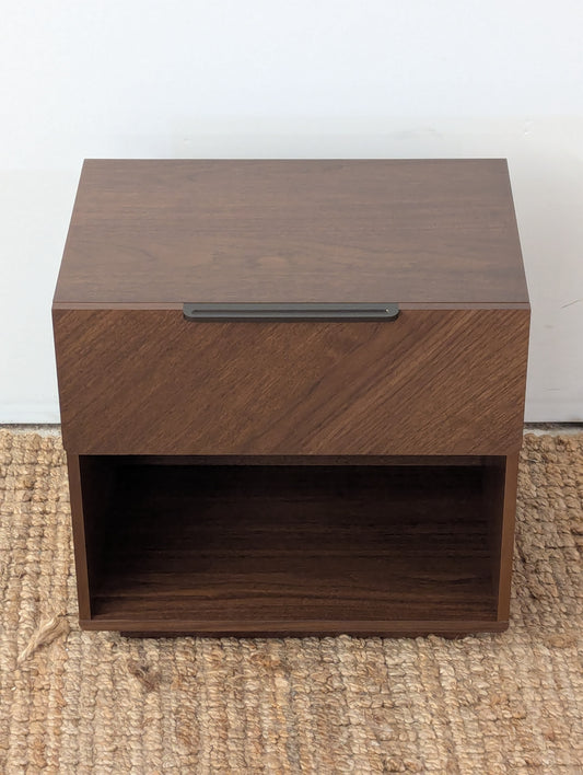 Article Nera 1-Drawer Nightstand - Walnut