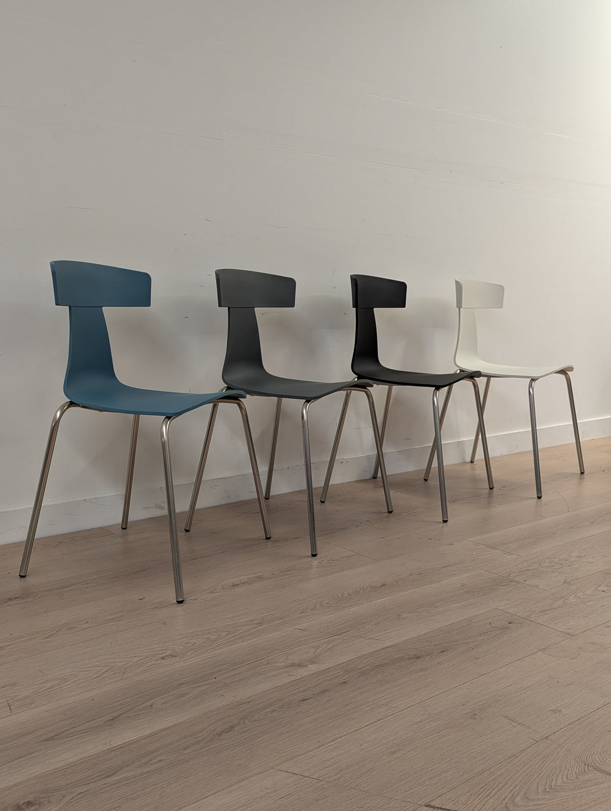 Plank Italy Remo Plastic Dining Chairs by Konstantin Grcic (Set of 4)
