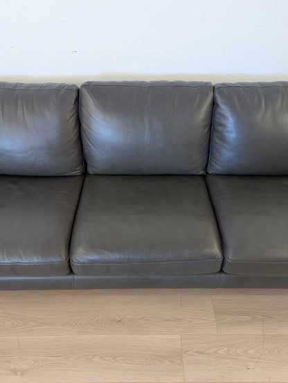 Scan Designs Leather Sofa