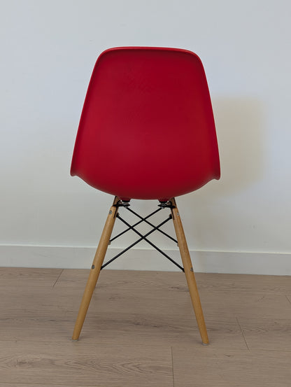 Eames Style Eiffel Molded Plastic Chairs (Set of 4)