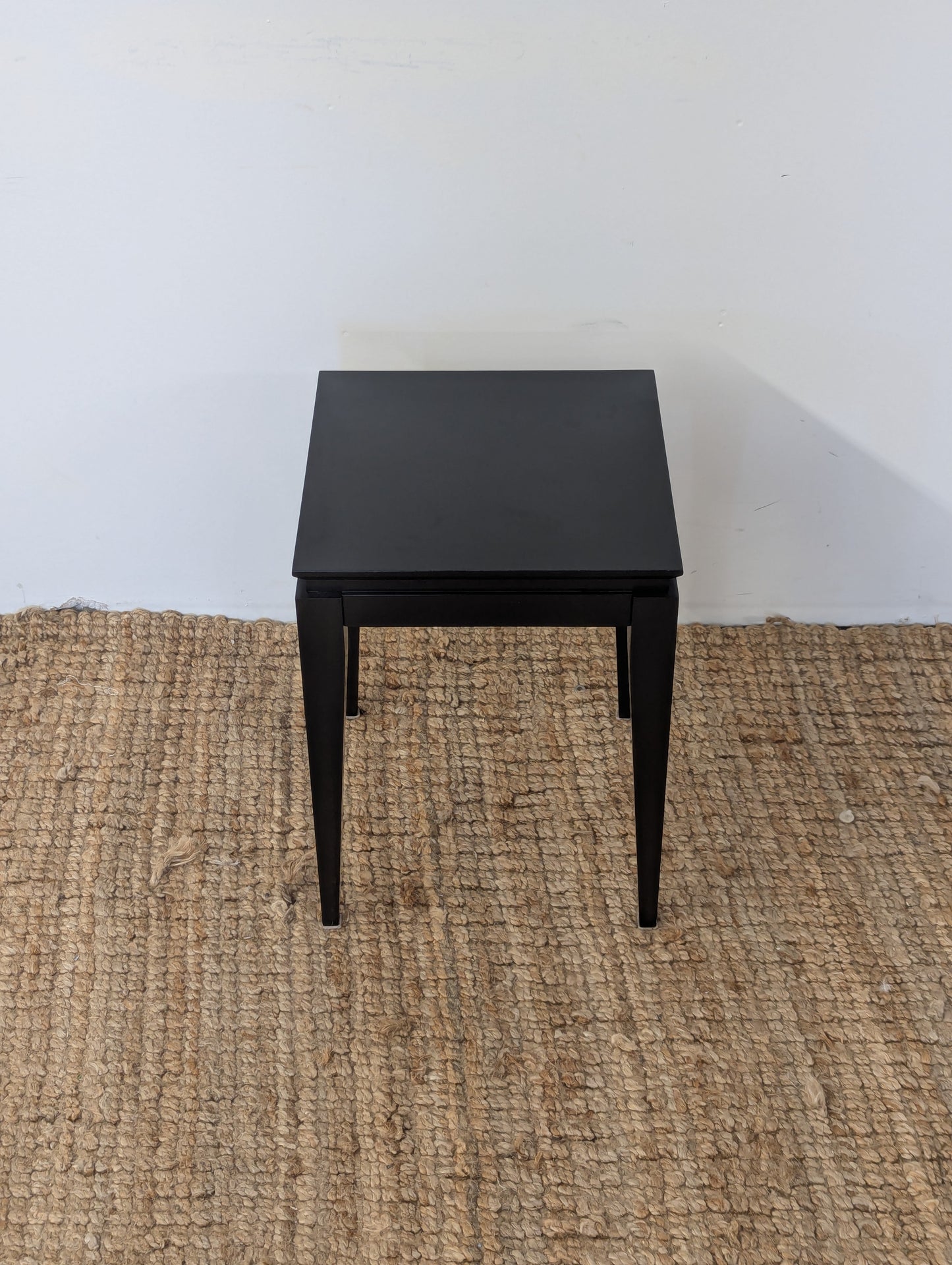 Black Wood Side Table