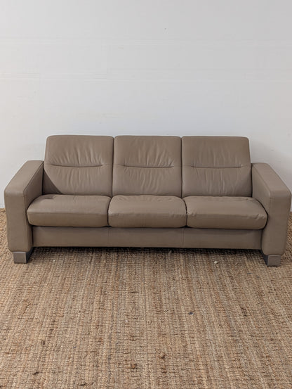 Stressless Wave Low Back Reclining Sofa