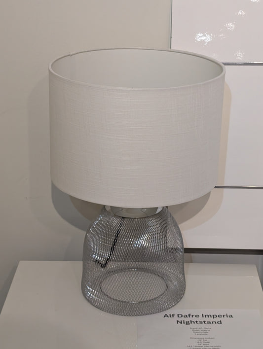 Silver Bedside Lamps