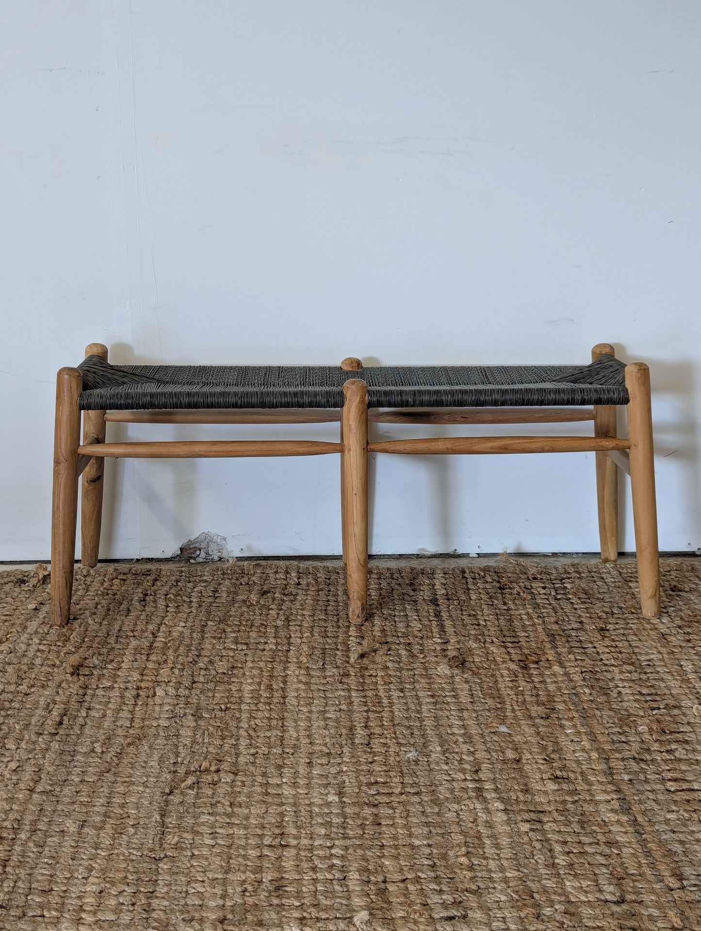 Rattan Wood Bench