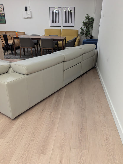 Incanto Zatel Power Reclining Leather Sectional