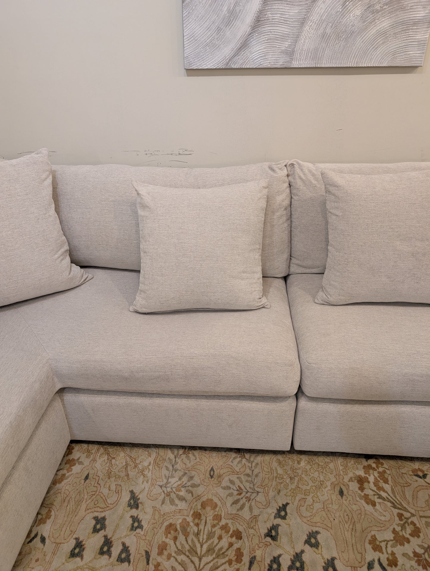 Rene Cazares Messina Corner Sectional (With Paneling)