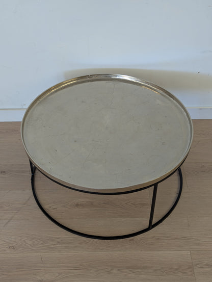 Muse & Merchant Bari Nickel Coffee Table